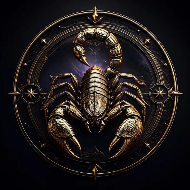 Scorpio celestial zodiac artwork